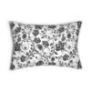 Black Roses Lumbar Pillow 2