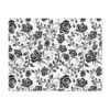 Black Vintage Roses Placemat