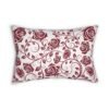 Burgundy Roses Lumbar Pillow 2