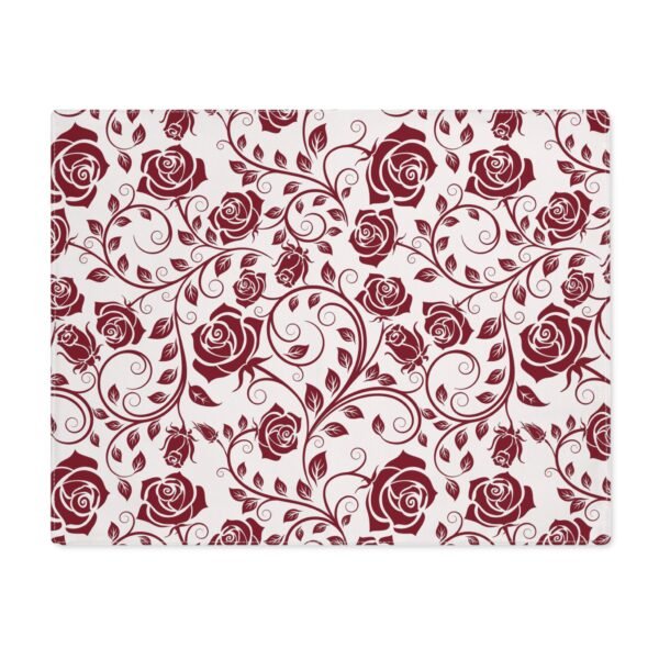 Burgundy Vintage Roses Placemat