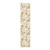 Gold Vintage Roses floral table runner polyester