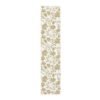 Gold Vintage Roses floral table runner polyester cotton