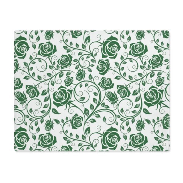 Green Vintage Roses Placemat