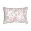Pink Roses Lumbar Pillow 2