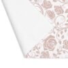 Pink Vintage Roses Placemat showing backside