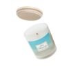 Sea Minerals wood wick candle with top off