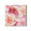 bohemian rose ceramic tile coaster square