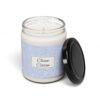 clean cotton candle 9oz clear jar lid off