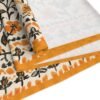 fall flowers polyester table runner