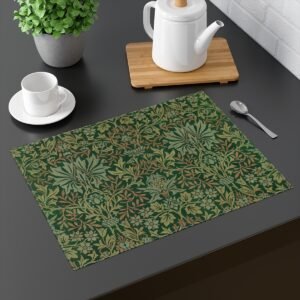 flower garden by william morris placemat on table