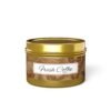 fresh coffee 4oz candle gold tin jar