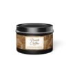 fresh coffee coconut soy wax candle black 4 oz jar