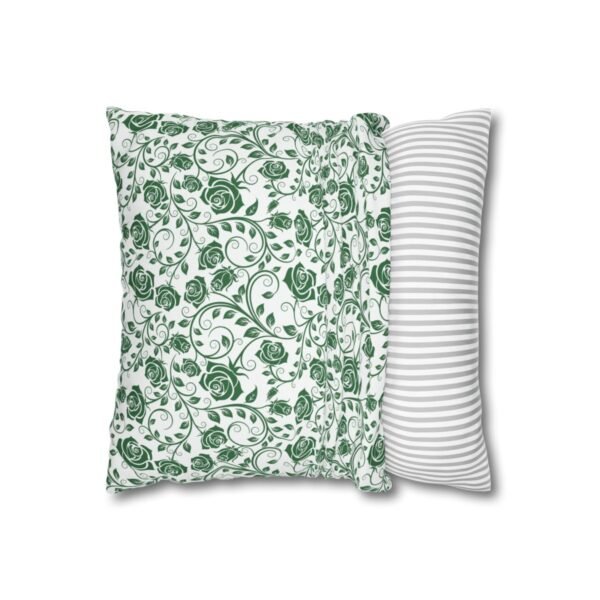 green roses pillowcase cover