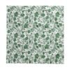 green vintage roses tablecloth