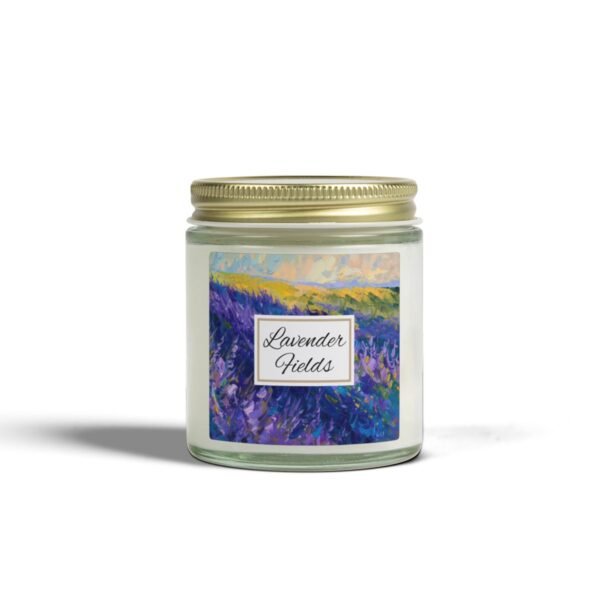 lavender fields 4oz Candle Clear Jar lavender fields 4oz Candle Clear Jar