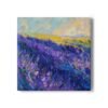 lavender fields ceramic tile coaster square