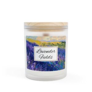 lavender fields wood wick candle
