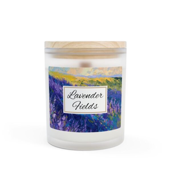 lavender fields wood wick candle