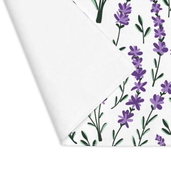 lavender sprigs placemat showing back side lavender sprigs placemat showing back side