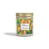 mango coconut candle 9oz clear jar