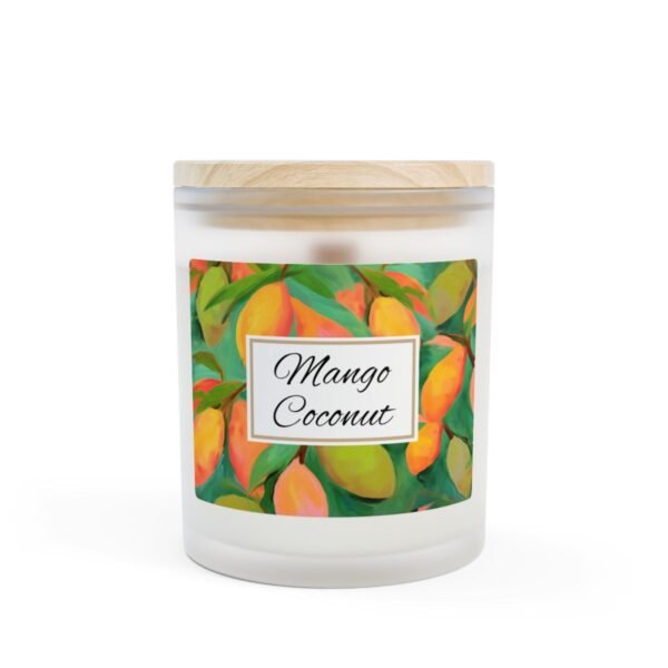 mango coconut wood wick candle mango coconut wood wick candle
