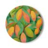 mangoes ceramic tile coaster round