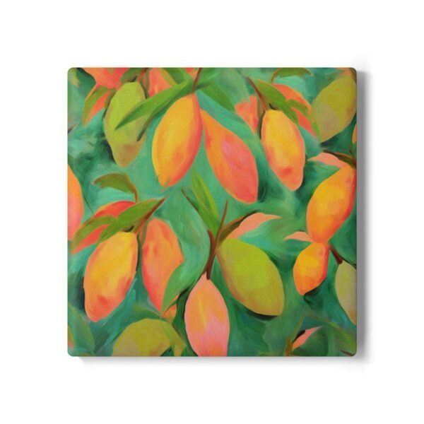 mangoes ceramic tile coaster square