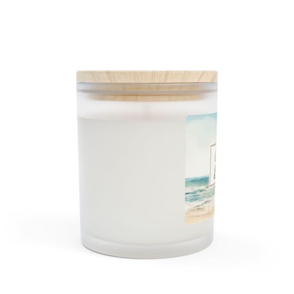 ocean breeze wood wick candle side view