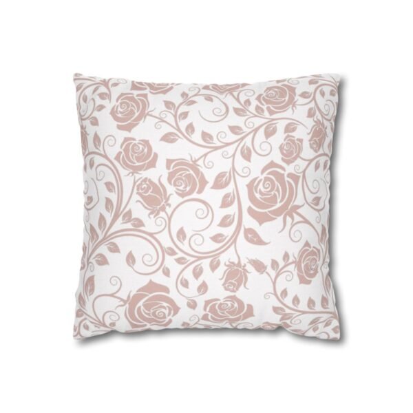pink vintage roses throw pillow