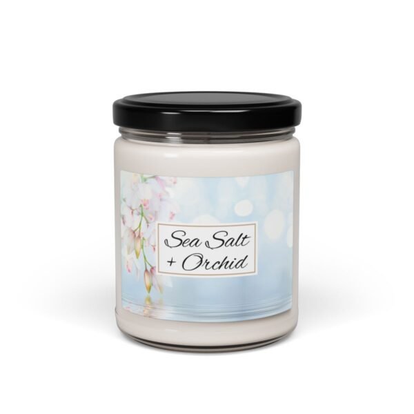 sea salt orchid soy wax candle