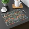 strawberry thief william morris placemat on table