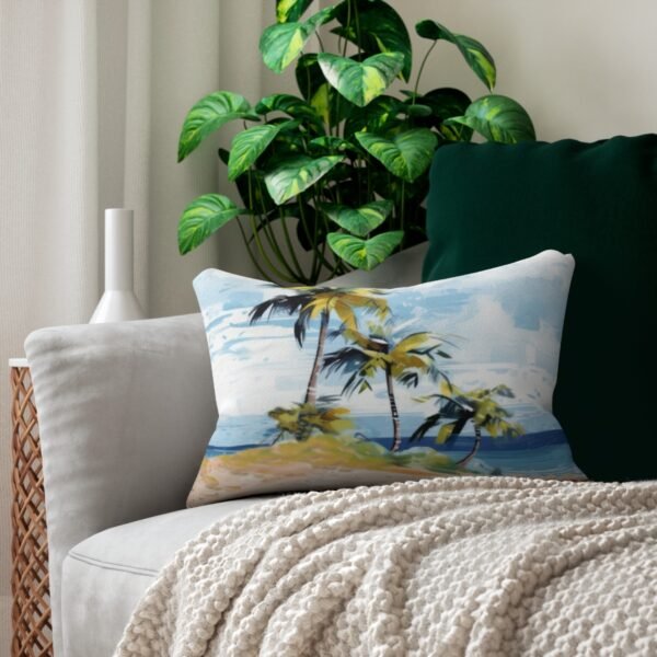 tropical retreat lumbar pillow on sofa tropical retreat lumbar pillow on sofa