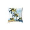 tropical retreat square pillow
