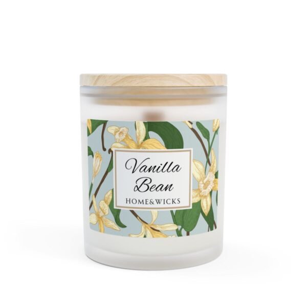 vanilla bean coconut soy wood wick candle