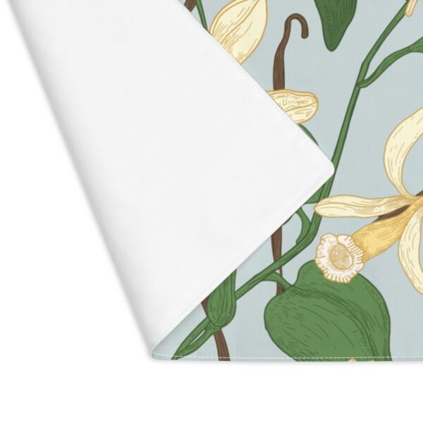 vanilla bean placemat showing backside vanilla bean placemat showing backside