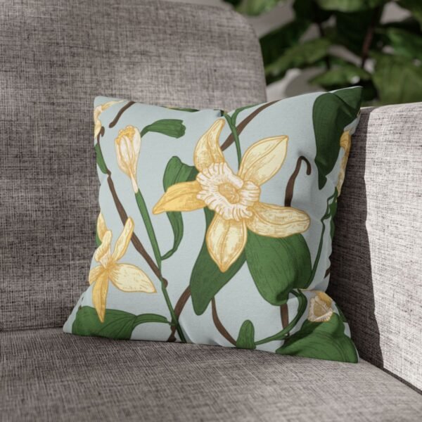 vanilla bean square pillow on sofa vanilla bean square pillow on sofa