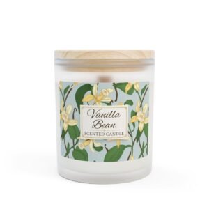 vanilla bean wood wick candle