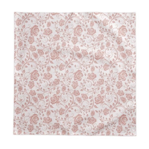 vintage roses pink tablecloth