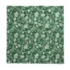 white green vintage roses tablecloth