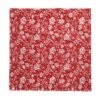 white red vintage roses tablecloth