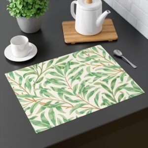 willow boughs placemat on table