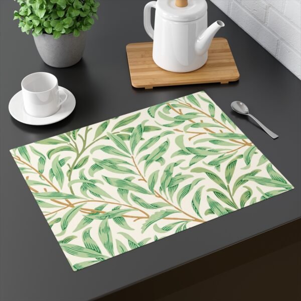 willow boughs placemat on table