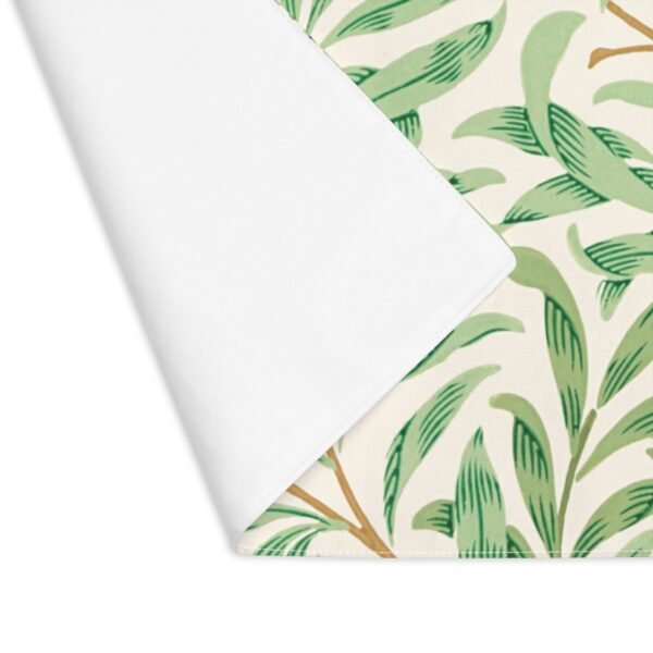 willow boughs placemat showing backside