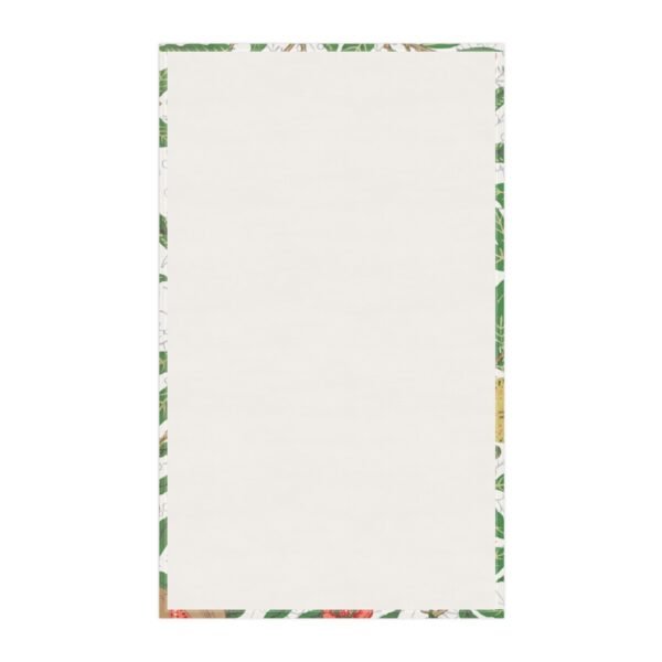 Fruit William Morris tea towels back side view