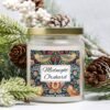 Midnight Orchard apothecary candle with pinecones Midnight Orchard apothecary candle with pinecones