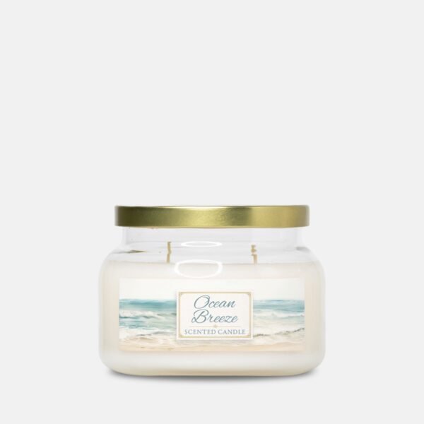 Ocean Breeze 2 wick apothecary candle