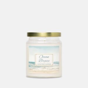 Ocean Breeze coastal candle in apothecary jar