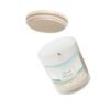 Ocean Breeze wood wick candle with lid off