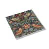Strawberry Thief ceramic tile coaster side view Strawberry Thief ceramic tile coaster side view