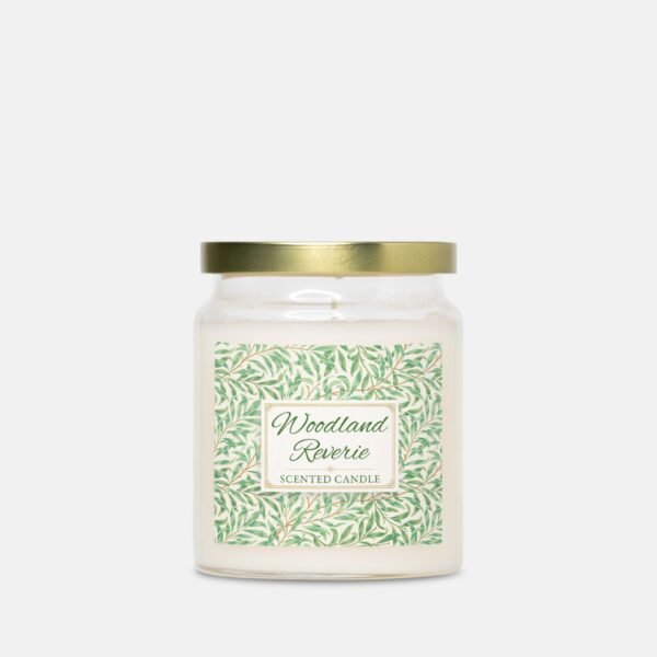 Woodland Reverie soy candle in apothecary 9oz jar